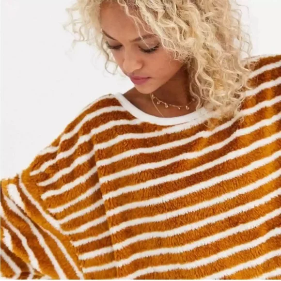 Free People Brenton Striped Pullover, Size Small - Picture 2 of 6